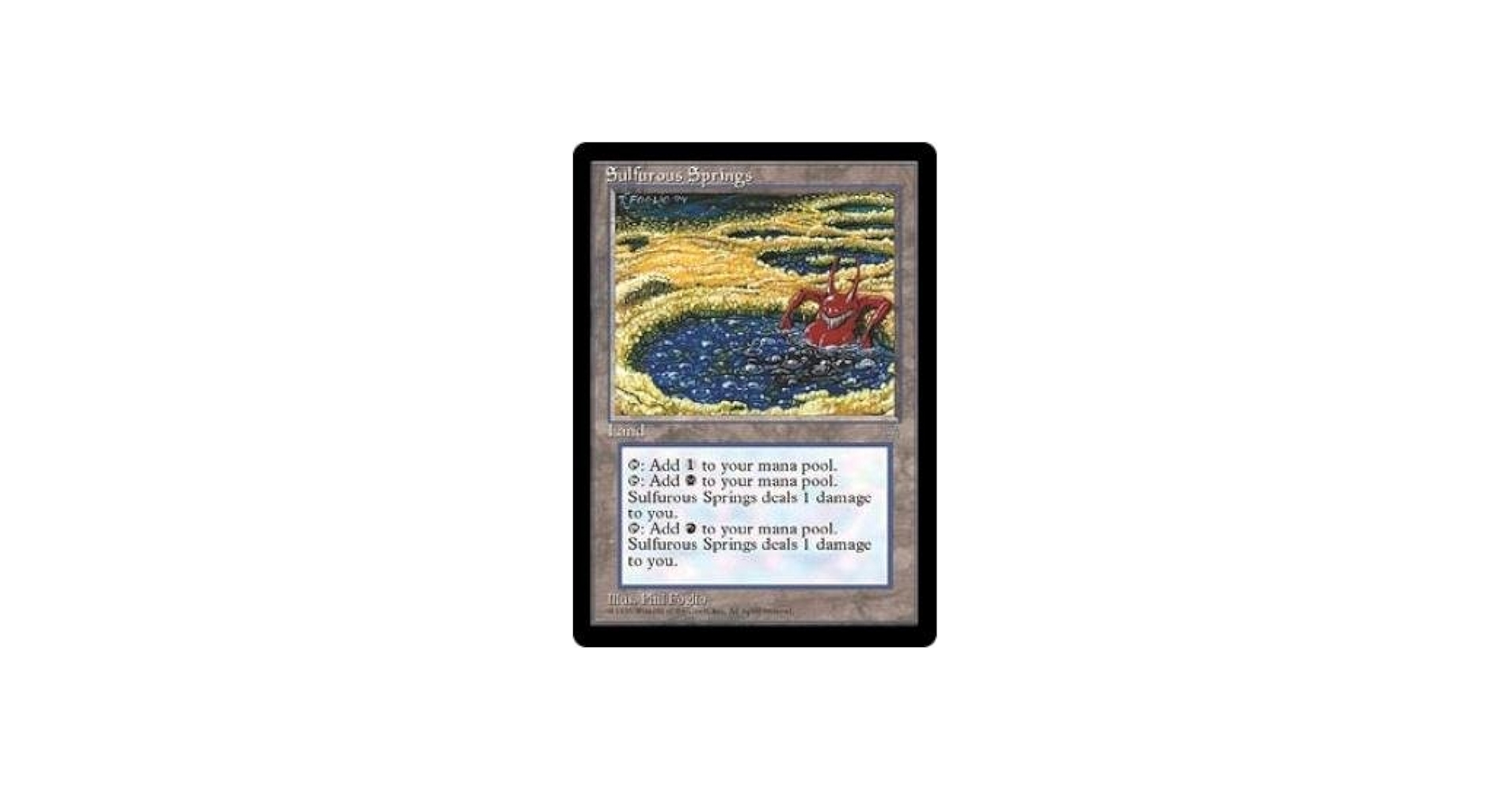Amazon.co.jp: マジックザギャザリング MTG 土地 英語版 硫黄泉