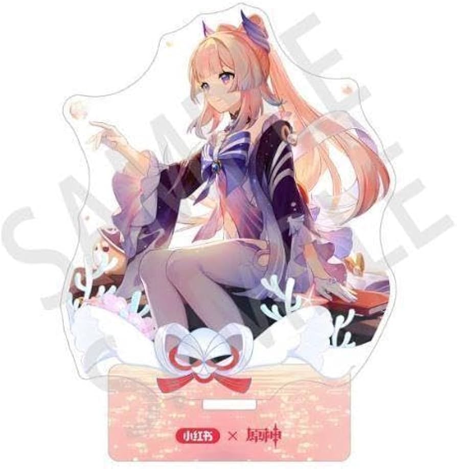 Amazon.co.jp: 原神 珊瑚宮心海 RED BOOKコラボ アクリルスタンド