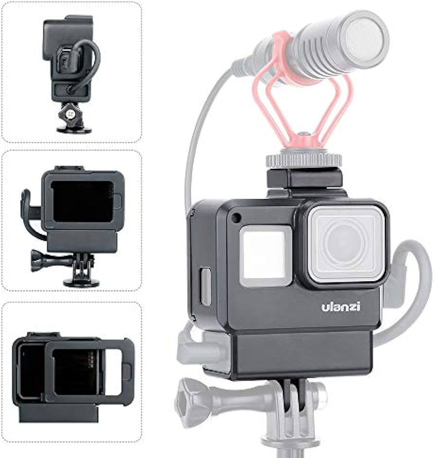 Amazon | GoPro Hero 7/6/5用Vlog保護ケース コールドシューマウント