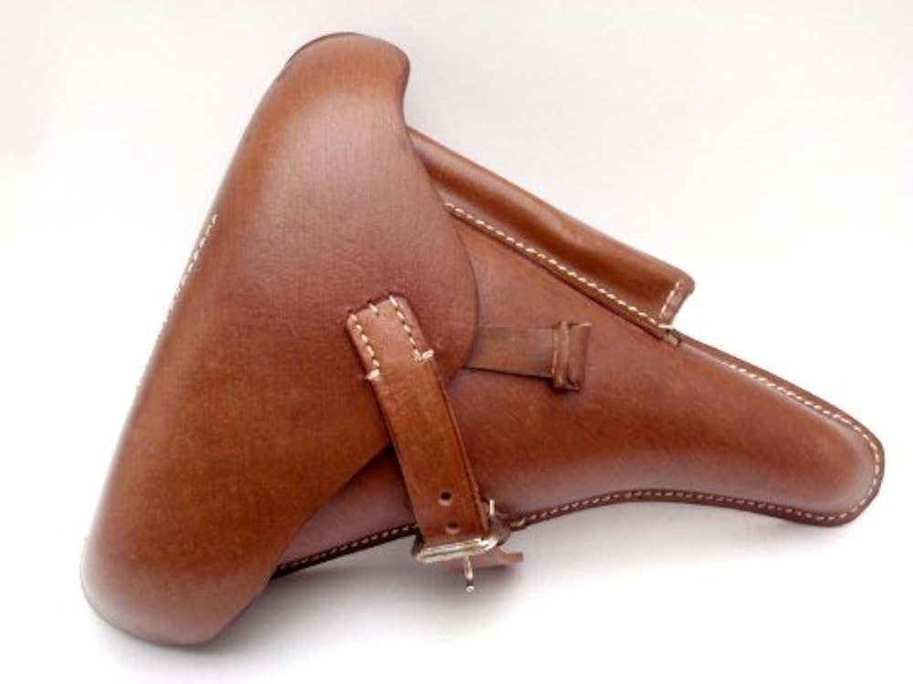 Amazon.co.jp: ドイツ軍 ルガーP08 ホルスター 1938 ブラウン 茶