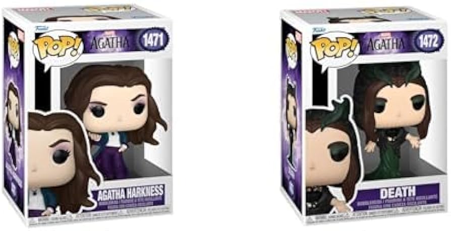 Funko Pop Marvel. Agatha Agatha Harkness + Agatha Death + Agatha