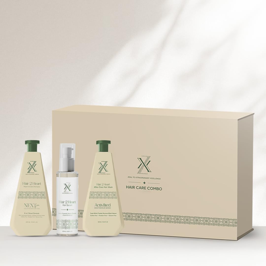 ZXX Shampoo, Mask & Serum Combo |Sulphate & Paraben Free | After