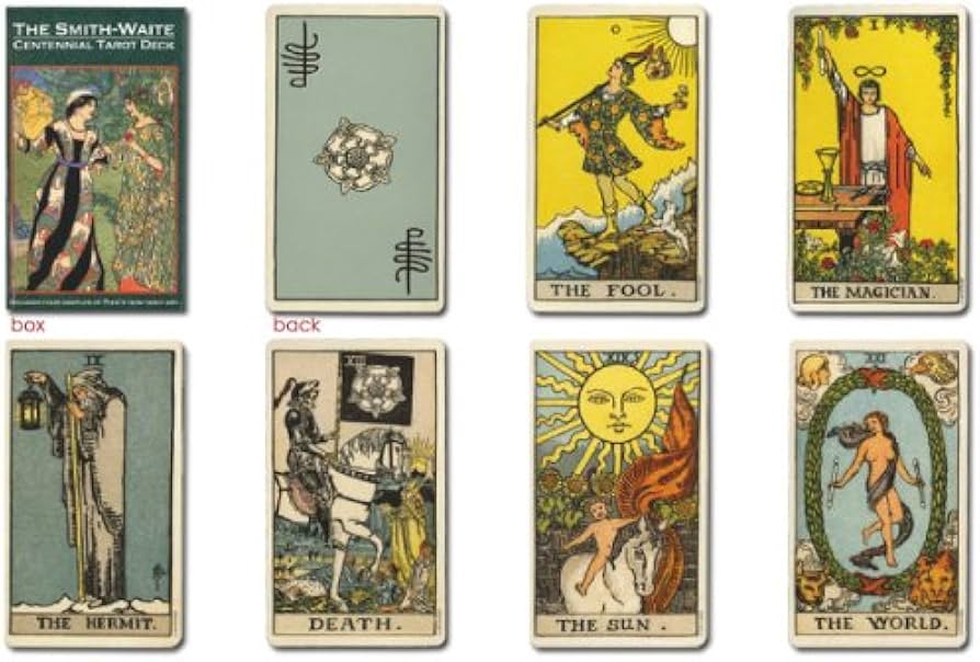 Amazon.co.jp: ニチユー(Nichiyu) タロットカード 78枚 ウェイト版