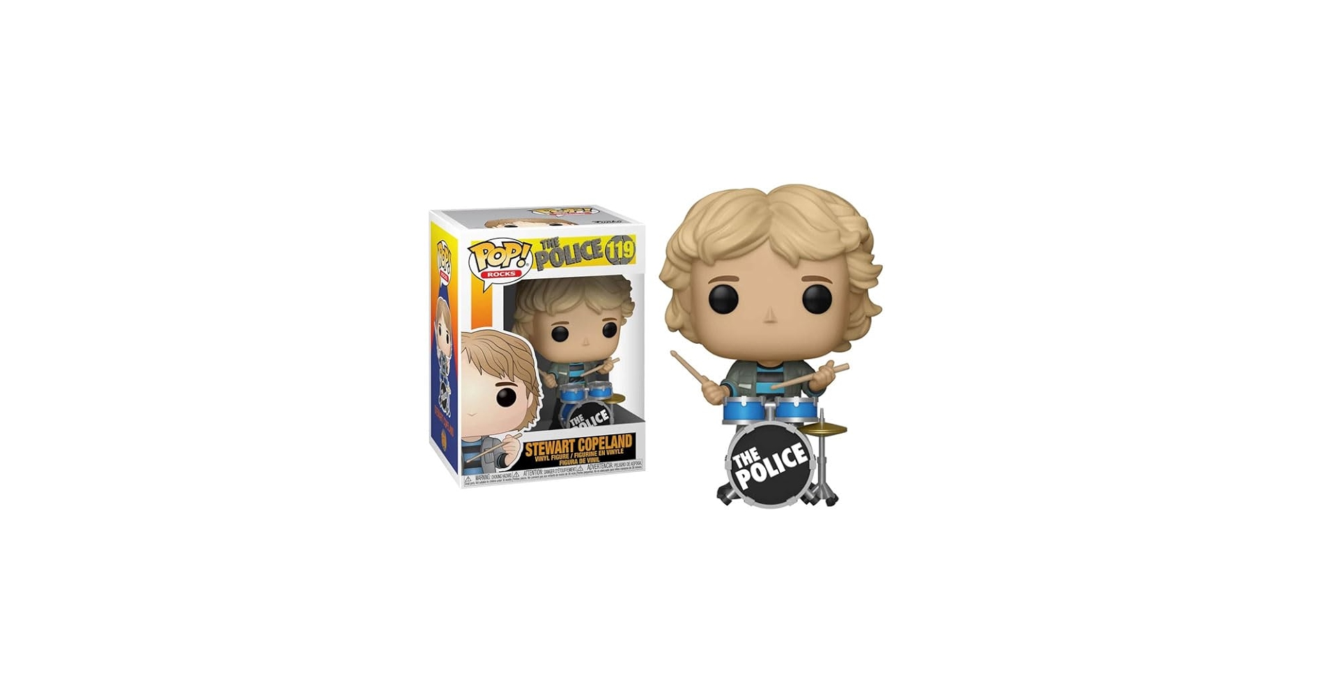 Amazon.com: Funko The Police + Pop Protector: Pop! Rocks Vinyl