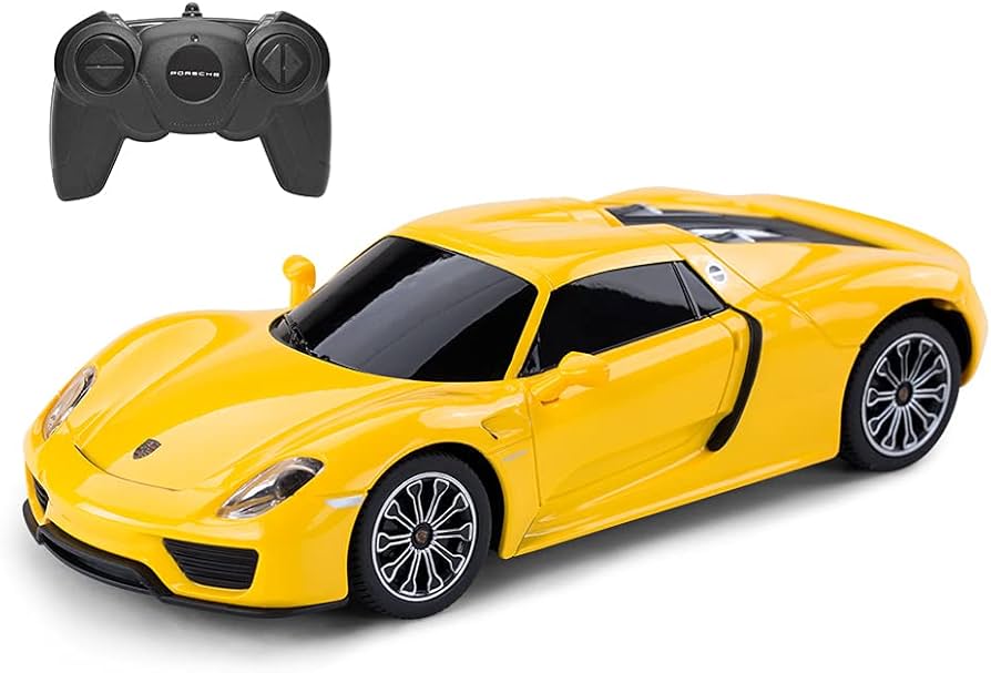 Amazon.com: RASTAR 1:24 Scale Porsche 918 Spyder RC Toy Car for