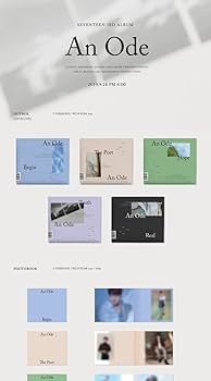 Amazon.co.jp: Seventeen 'An Ode' 3rd レギュラーアルバムバージョン