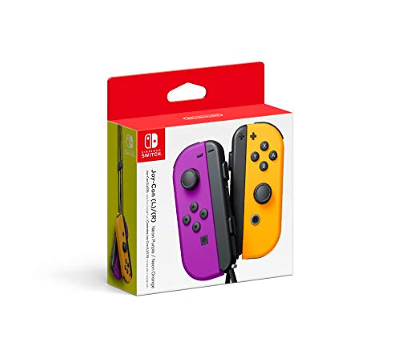 Amazon.com: Nintendo Neon Purple/Neon Orange Joy-Con (L-R