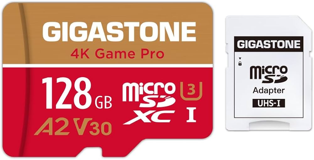 Amazon | 【Switch 1専用】GIGASTONE マイクロsdカード 128GB 4K Game