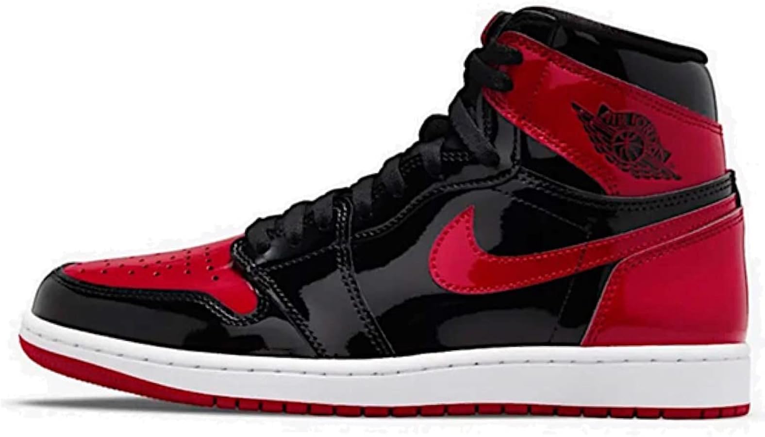 Amazon | [ナイキ] AIR JORDAN 1 RETRO HIGH OG Patent Bred エア