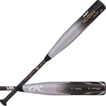 Amazon.co.jp: Rawlings | ICON Baseball Bat | USA | -8 | 2 5/8