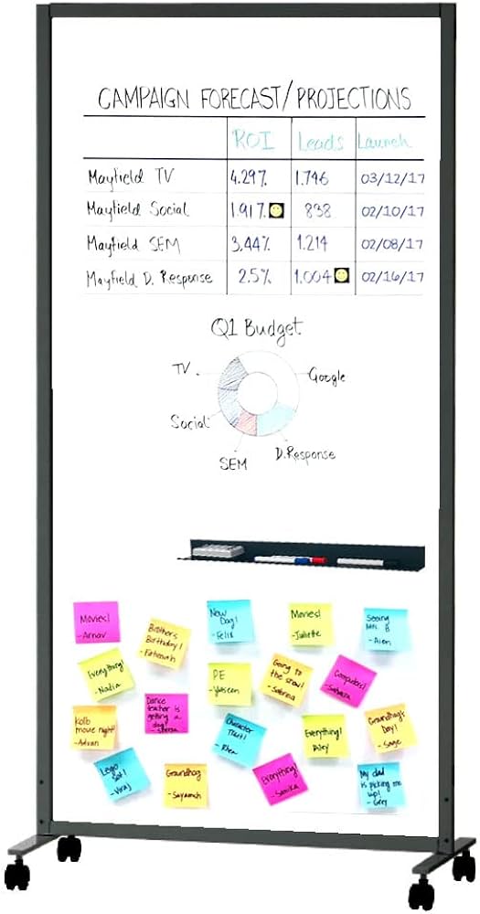 Amazon | 法人様向け限定 ホワイトボード パーテーション 、両面