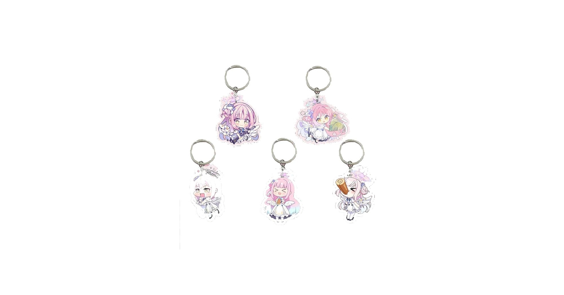 Amazon.co.jp: ブルアカ 聖園ミカ キーホルダー アクリル 5個セット