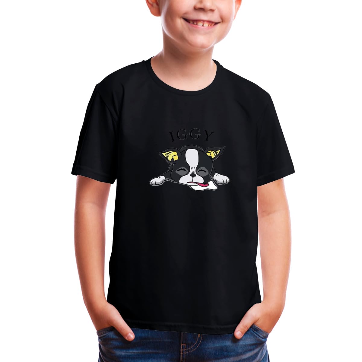 Amazon.co.jp: 子供服 ジョジョの奇妙な冒険 イギー キッズ ティー