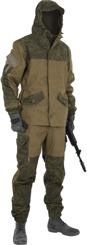Amazon.co.jp: Gorka3 ロシア軍実物 山岳部隊 ゴルカ上下セット 迷彩服