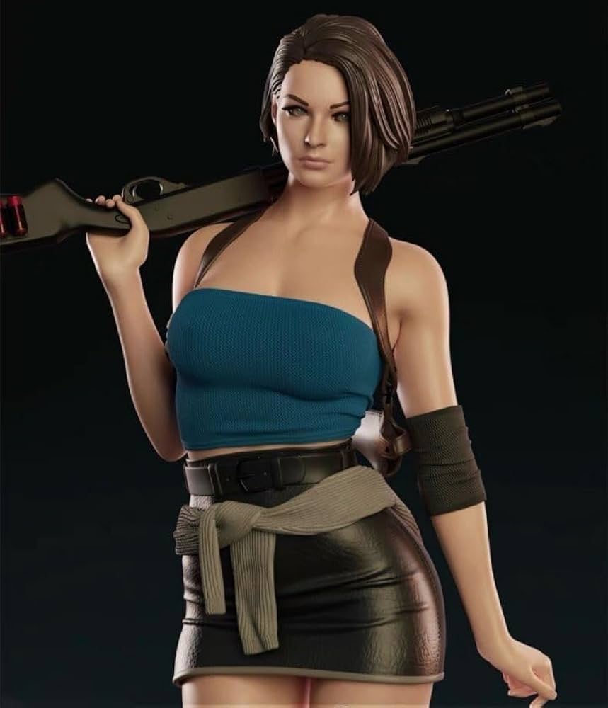 Amazon | 1/8 ガレージキット フィギュア 240mm 未塗装 ジル