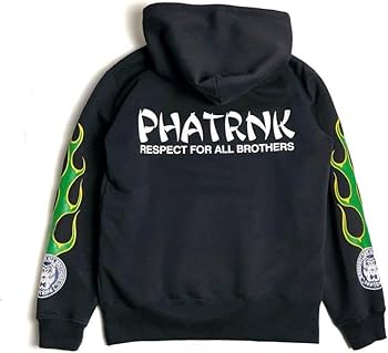 Amazon.co.jp: PHATRNK ピットブル コラボ パーカー ファットランク M