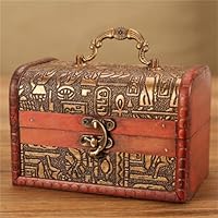 Amazon｜Xabelleヴィンテージ木アンティーク 箱 15×9.5×10 ㎝ 小さい