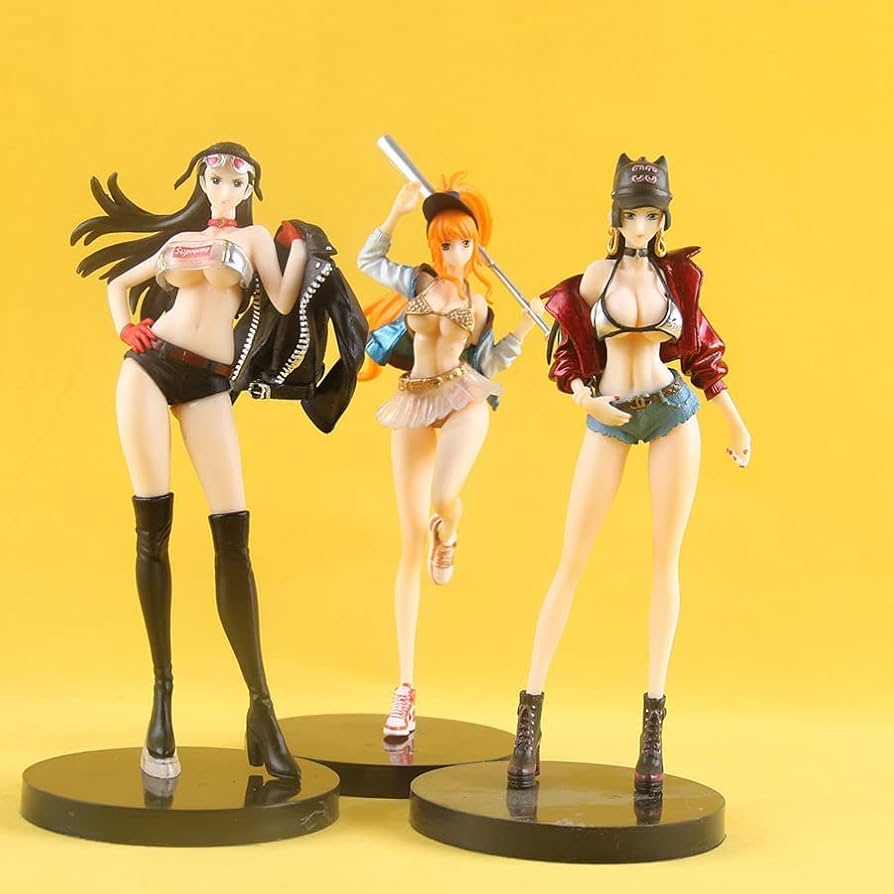 Amazon.co.jp: REOZIGN ワンピースフィギュア ナミ ニコ ロビン ボア