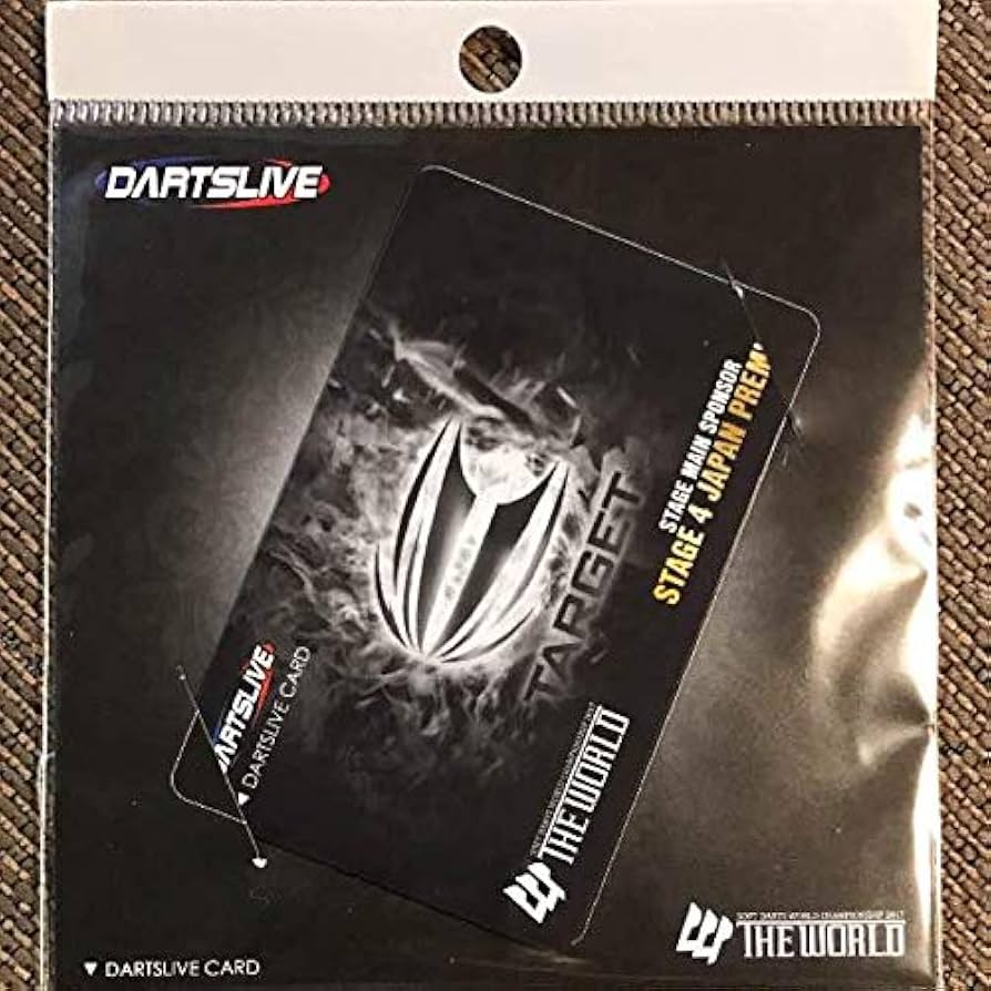 Amazon | ダーツライブカード TARGET 2017 THE WORLD 限定 | ダーツ矢 通販
