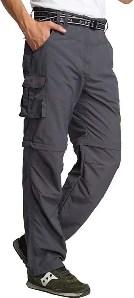 Amazon.com: JOMLUN Men's Hiking Pants Zip Off Cargo Pants