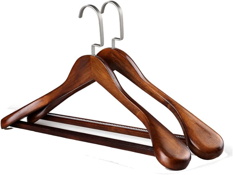 Amazon.co.jp: ハンガー 衣類ハンガー 木製ハンガー 高級 4本組セット
