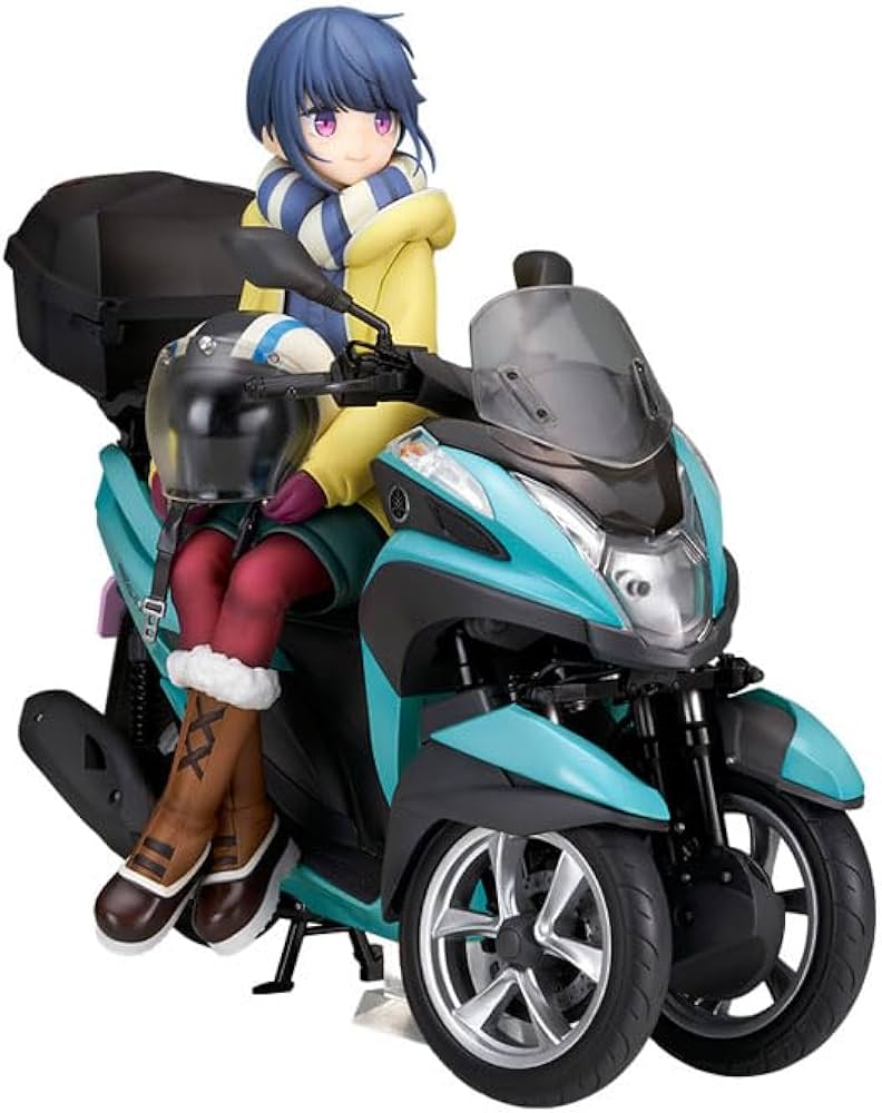Amazon.co.jp: ゆるキャン△ 志摩リン with 三輪バイク 1/10 完成品