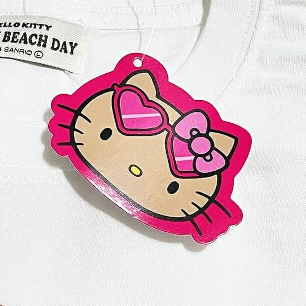 Amazon | [エムズトレード] 日焼けキティ KITTY JUICE Tシャツ S