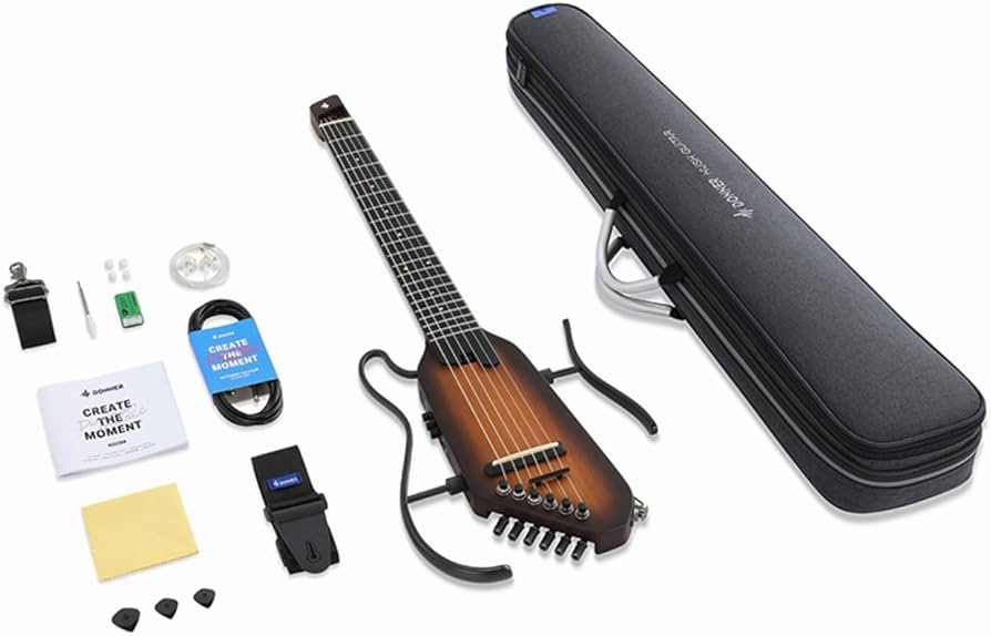 Amazon | Donner HUSH-C スタンド付きセット ブラック エレガット