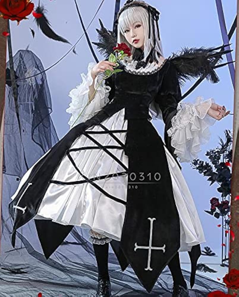 Amazon.co.jp: [XIN XIN] コスプレ衣装ローゼンメイデン 水銀燈 +羽翼