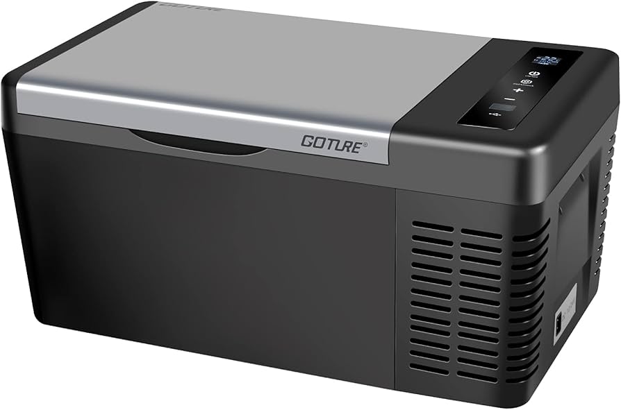Amazon.co.jp: Goture 18L車載冷蔵庫 -22℃～+10℃ ポータブル冷蔵庫