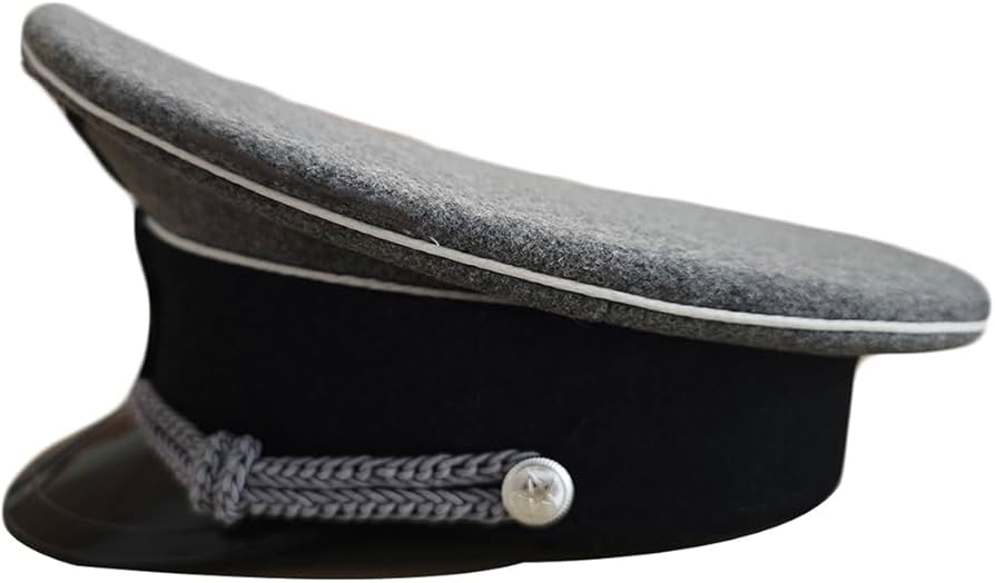 Amazon | WWII ドイツ国防軍将校制帽 ドイツ軍 復刻モデル品 (頭囲60cm