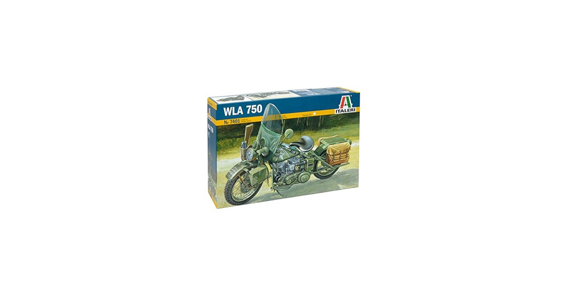 Amazon.com: Italeri Harley Davidson WLA 750 WWII Military