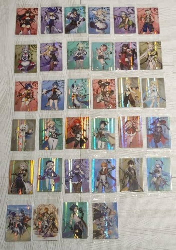 Amazon.co.jp: 原神 Genshin ウエハース カード Wafer Card 全34種