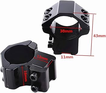 Amazon.co.jp: HWZ 1インチ/ 30mmダブテールスコープマウントリング