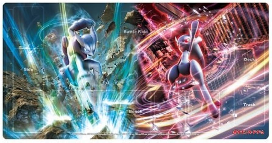 Amazon | ポケモンラバープレイマット メガミュウツーX・メガ
