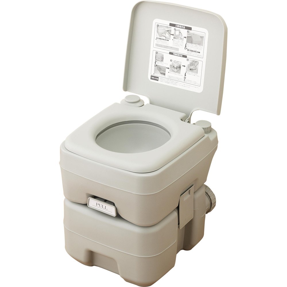 Amazon.co.jp: 本格派ポータブル水洗トイレ 20L 15933 : ドラッグストア