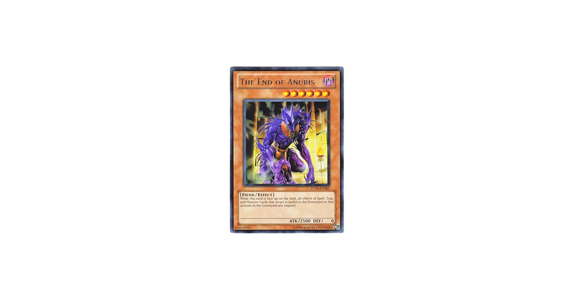 Amazon.co.jp: 遊戯王 英語版 TU04-EN007 The End of Anubis エンド