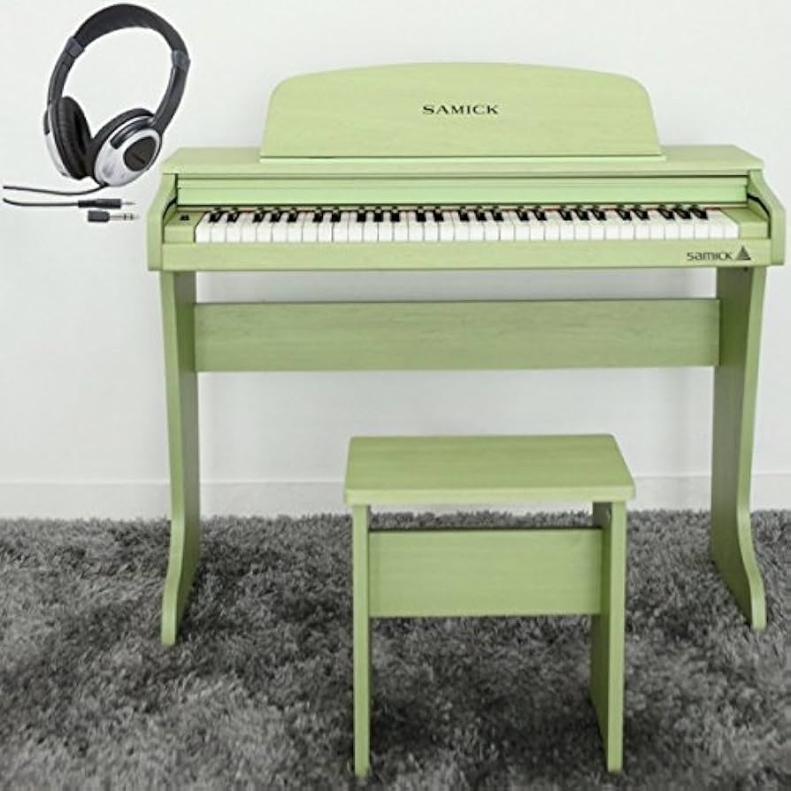 Amazon | 【ヘッドホン付】SAMICK/サミック 61KID-O2/グリーン ミニ