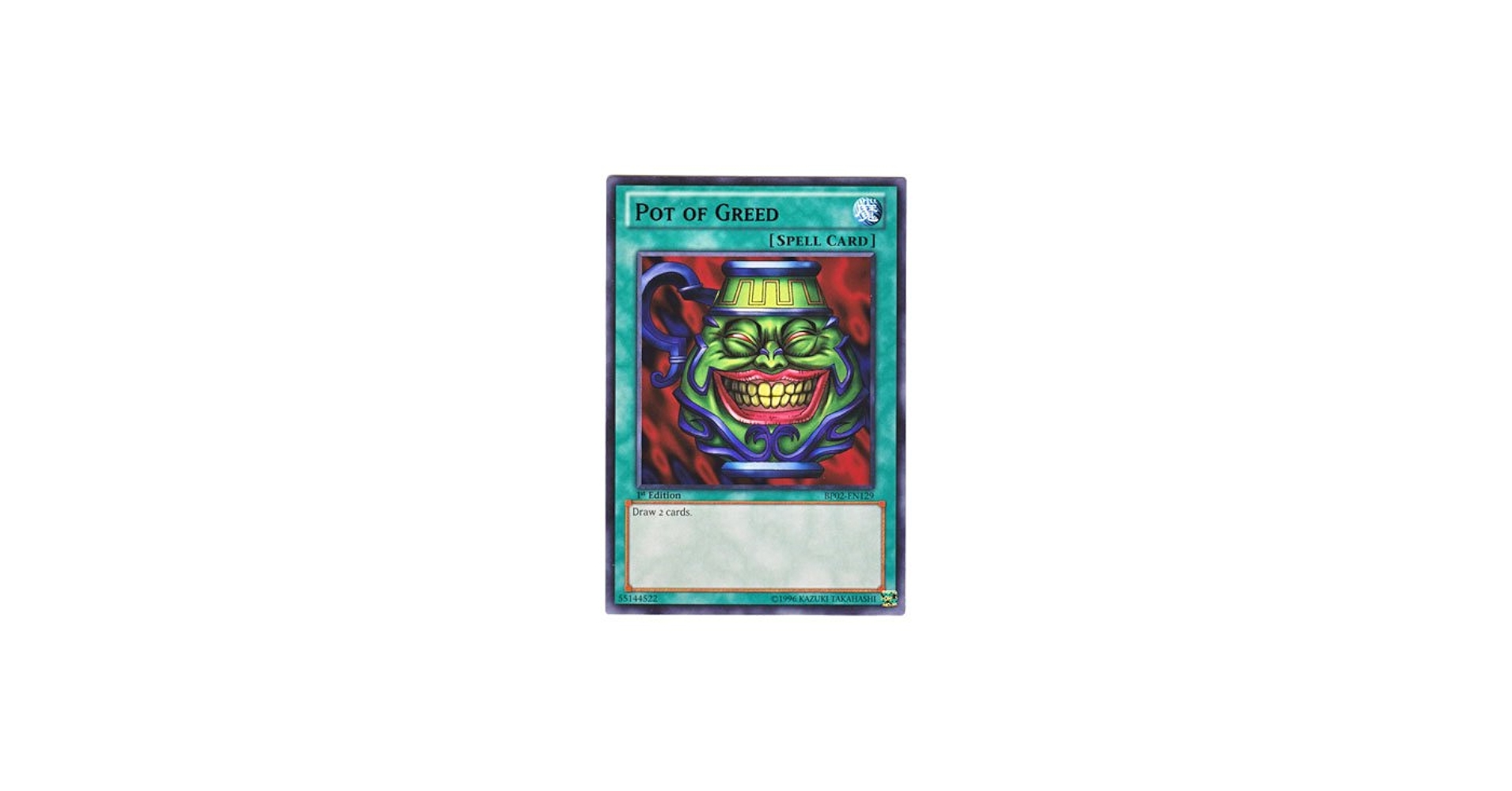 Amazon.co.jp: 遊戯王 英語版 BP02-EN129 Pot of Greed 強欲な壺 (レア