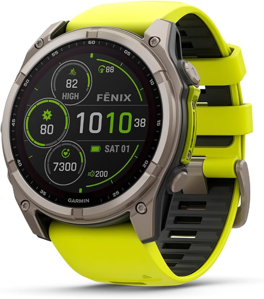 Amazon.com: Garmin fēnix® 8 – 51 mm, Solar, Sapphire, Premium