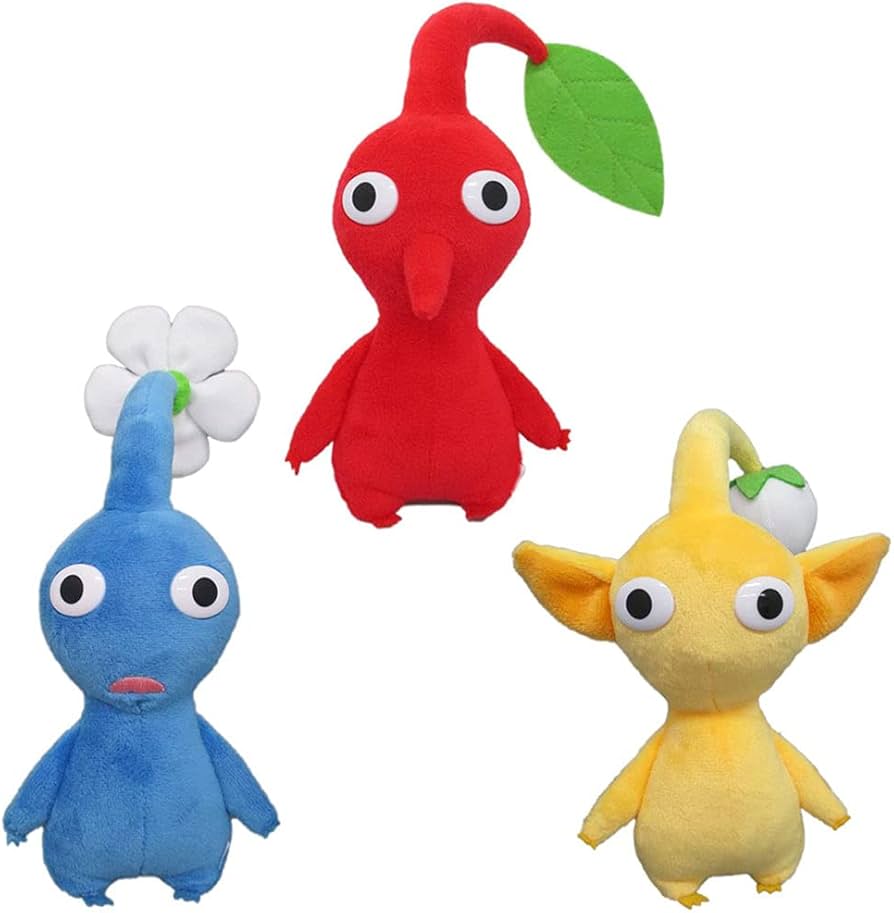 Amazon.co.jp: ピクミン ぬいぐるみ 3種セット (赤ピクミン・青