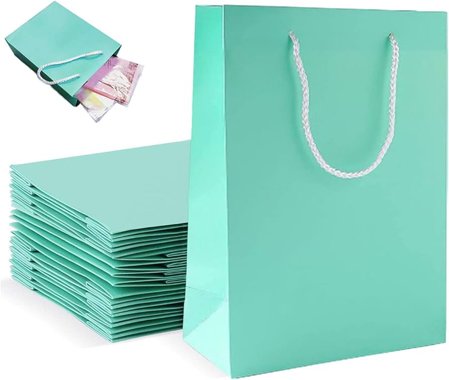 Amazon | Ouyes ギフトバッグ、無地紙袋10点セット【中