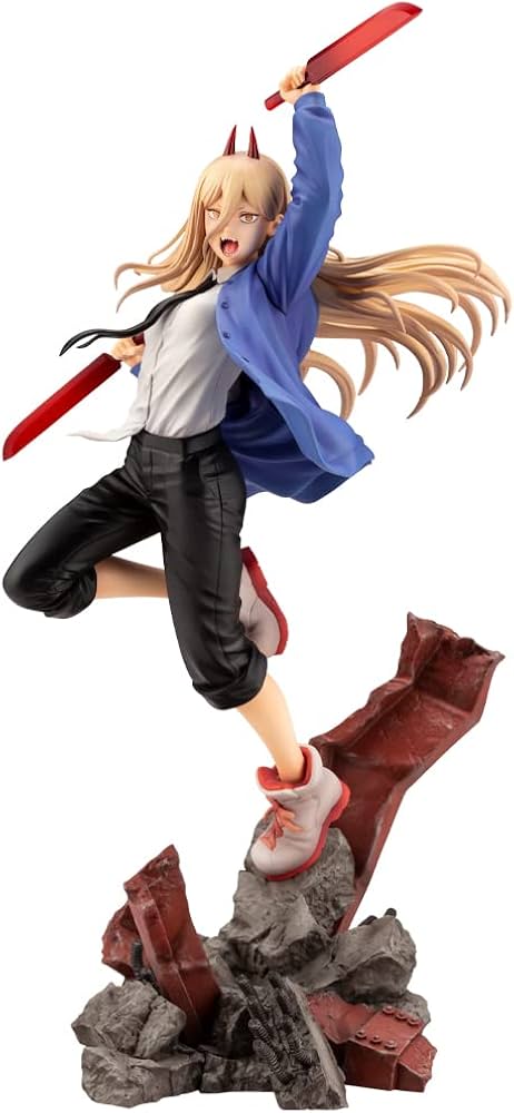 Amazon.com: Chainsawman ARTFX J Power 1/8 Scale PVC Painted