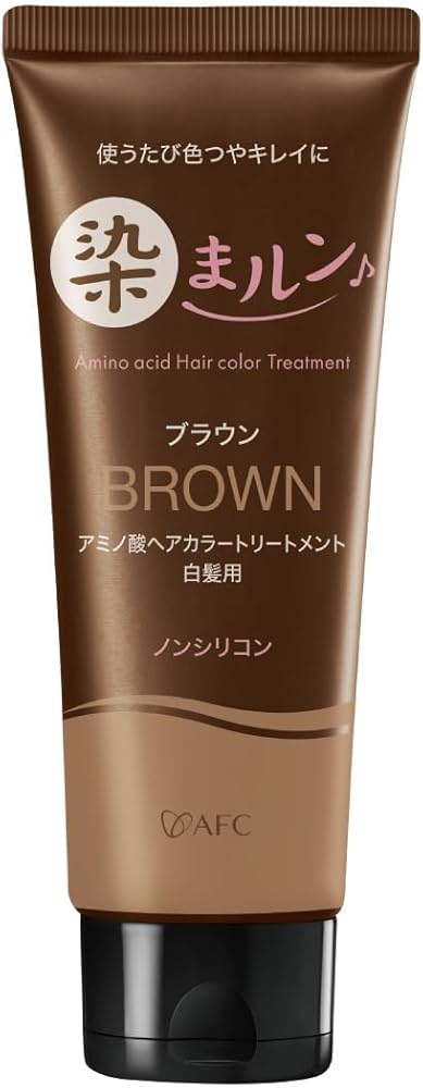Amazon | (AFC) ヘアカラー トリートメント 染まルン 220g ブラウン