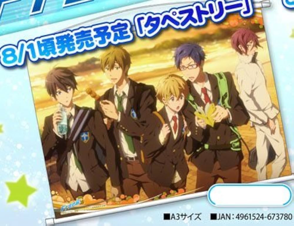 Amazon.co.jp: Free! タペストリー 七瀬遙/橘真琴/葉月渚/竜ヶ崎怜