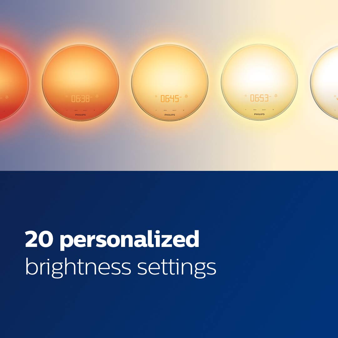 Amazon.com: Philips SmartSleep Wake-up Light, Colored Sunrise and