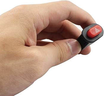 Amazon.co.jp: ECOTECT バイク用 ハザードスイッチ 汎用品 DC12V車 後