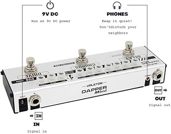 Amazon.com: Valeton Dapper Mini Stage Session Gigging Gear