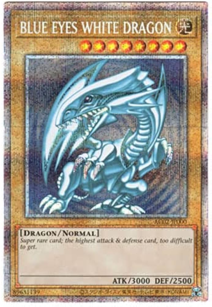 Amazon.co.jp: 遊戯王 日本語版 AC02-JP000 Blue-Eyes White Dragon