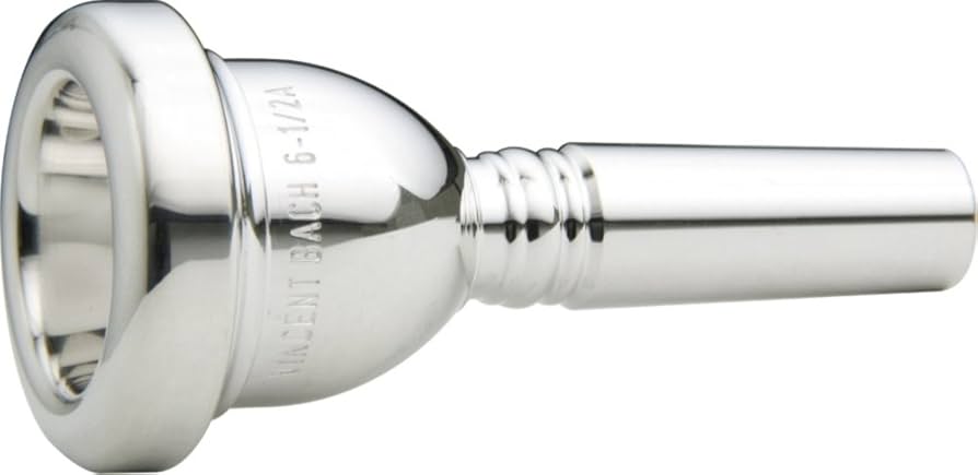 Amazon | バック Bach トロンボーン マウスピース 6 1/2A 銀メッキ